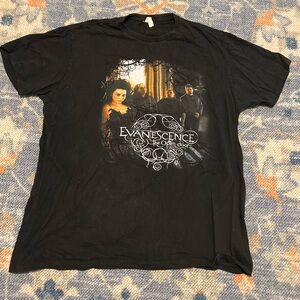 black t-shirt from the Evanescence "The Open Door" tour